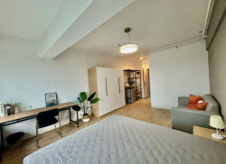 独栋·泊寓 时代之光店 会展中心地铁房、直达政务东精装修干净整洁拎包入住限时长租可领取500块钱优惠卷 1室1厅_滨湖新地城租房