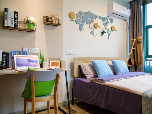 独栋·礼寓 礼寓绍兴中兴中路店 书圣故里对面，近世茂广场、地铁、公园，独卫单间，拎包入住 1室1厅