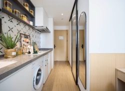 独栋·贝壳海盐公寓 大宁店 静安保租房/近商圈/西向/精装可月付无中介 1室1厅_大宁财智中心租房