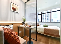 独栋·贝壳海盐公寓 汶水路店 【静安保租房】近汶水路地铁口/厅卧分离/大外窗采光无敌/干湿分离/0中介 1室1厅_永鼎大厦租房