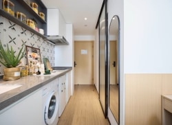 独栋·贝壳海盐公寓 大宁店 静安保租房/性价比拉满/大落地窗/限时特惠/西向/精装可月付无中介 1室1厅_大宁财智中心租房