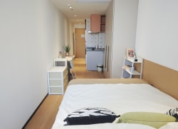 独栋·贝壳海盐公寓 大宁店 大宁商圈/地铁700米/楼下盒马/民水电拎包入住/ 1室1厅_大宁财智中心租房