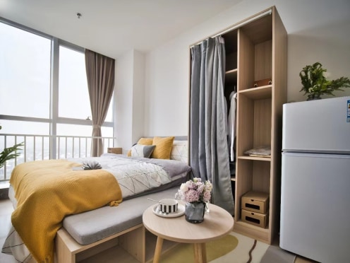 独栋·窝趣轻社区 亨通产业园 毕业季特惠免租一月    可养宠物 独门独户 可短租 开间