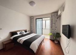 独栋·窝趣轻社区 窝趣南通融悦华庭轻社区 限时特价 俩室一厅 押一付一 民水民电 临近火车站  拎包入住 免中介 2室1厅_港闸区国强路385号租房