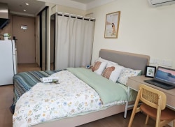 独栋·窝趣轻社区 园林佳苑 南通大学旁押一付一拎包入住免中介 1室1厅_园林佳苑租房