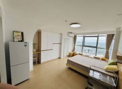 独栋·夏日胡杨 花桥店 11号线兆丰路站 财富广场 原木风一室一厅 全新家电 带榻榻米 1室1厅_太平洋商业广场租房