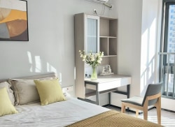 独栋·金圆·金融公寓 观音山店 精装阳光大单间A 湖里万达 万科云玺附近  独立小区 全屋精装修 无中介费 开间_五通西路977号租房