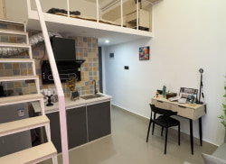 独栋·禾颜悦舍 金山工业园店 精致单身复试房，吃住分割，住房首选 1室1厅_冠浦路185号租房