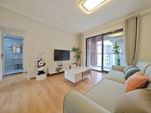 独栋·闺家公寓 金沙湖畔 精装套三双卫温江华西三医创新旁 3室2厅