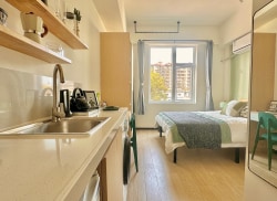 独栋·融寓 长沙朝阳村店/近晚报万家丽 央企直租 儿童医院 东塘 左家塘 侯家塘 地铁口公寓 开间_城南东路74号租房