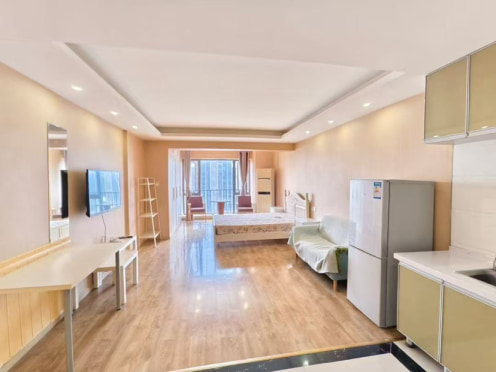 独栋·栖梧桐公寓 保利星座店 天府三街 环球中心精装套一 采光好拎包住 近腾讯地铁 1室1厅