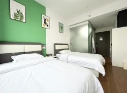 独栋·星源公寓 集美杏林店 C【企业优惠】双人床 可开发票 24小时前台服务 开间_新源路租房