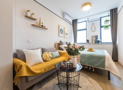 独栋·冠寓 龙湖冠寓滨江浦沿店 6号线诚业路地铁口精装整租，首月特惠立减500元！ 1室1厅_龙湖冠寓租房