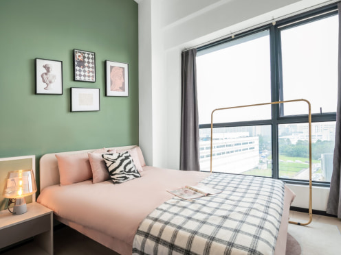 独栋·华润置地·有巢公寓 西部智谷店 无中介免租30天 京东西部智谷走路上下班 押一付一西部智谷精装套二长租限时特惠D 2室1厅