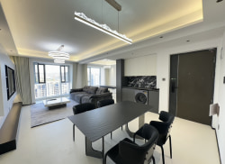 独栋·品牌·公寓 万科都会未来城店 不短租，经开万达超大客厅黑白简约风，拎包入住 2室1厅_万科都会未来城六期租房