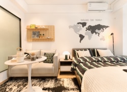 独栋·朗诗寓 临江青奥站社区 首月优惠 可养宠物、采光正对公园、民水民电、保租房可办居住证 1室1厅_江北兴隆路21号租房