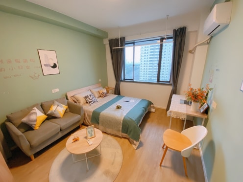 独栋·禾幔迦 姑苏店 特价臻享小资清新居（近观前街） 1室1厅