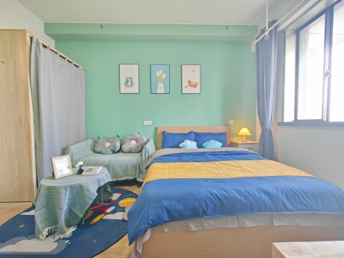 独栋·禾幔迦 姑苏店 热辣来袭！朝南劳动路 优享轻奢大一居 无任何额外费用 1室1厅