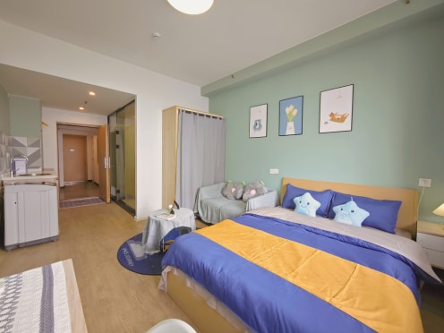 独栋·禾幔迦 姑苏店 夏日特惠 阊胥路自营轻奢北欧寓 1室1厅