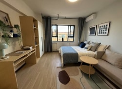 独栋·融寓 华昌道店 天津站步行可达 紧邻和平商圈 精装公寓采光好 拎包即住 开间_金盾里租房