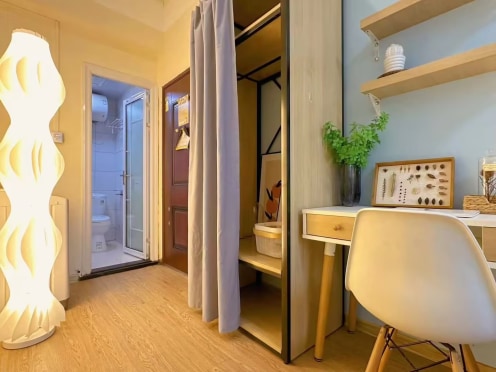 独栋·冠寓 长沙圭塘地铁站店 圭塘地铁口超巨性价比单间公寓，可短租可月付，免费健身房/台球桌/自习室 开间