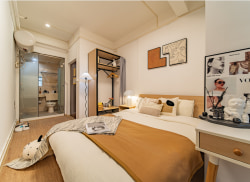 独栋·冠寓 长沙圭塘地铁站店 年前钜惠，近圭塘地铁口，可短租，押一付一免费健身、台球 开间_欧亚达国际广场租房