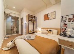 独栋·冠寓 长沙圭塘地铁站店 年前短租好房，品牌直租，免费健身房、台球桌，近4、5号地铁口 开间_欧亚达国际广场租房