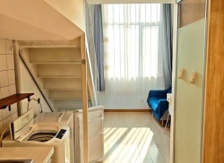 独栋·龙湖冠寓 天津音乐学院店 【限时短租特价 仅1间】（现在签约全年省1300+）双地铁阳光复式B户型 1室1厅_十二经路租房