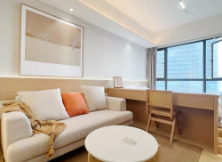 独栋·以寓 联发广场店 MUJI风江景户型 1室1厅_联发广场租房