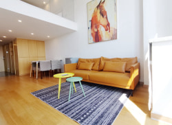 独栋·以寓 新力外滩店 高层江景现代风LOFT 1室1厅_新力外滩9号租房