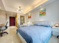 独栋·以寓 联发广场店 高层城景现代风 1室1厅_联发广场租房