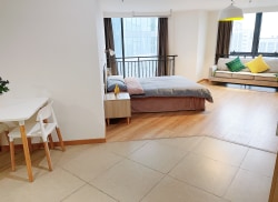 独栋·龙湖冠寓 重庆冉家坝店 石子山精装单配   龙湖物业 专属管家服务 近天街、地铁、公园 无中介 可月付 1室1厅_凯德九章租房