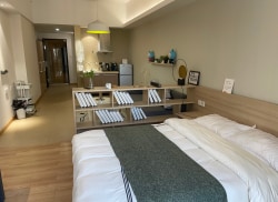 独栋·龙湖冠寓 重庆冉家坝店 2月新房源！【月租房】备考短租房！体育公园一室 2分钟直达地铁站！整租！一个月起租 无中介 押一付一 开间_凯德九章租房