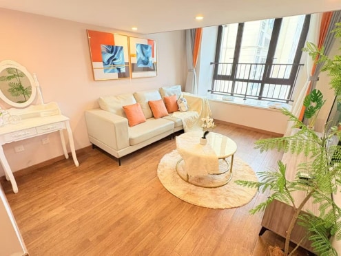 独栋·心房公寓 融创香锦台西苑店 零中介费，可月付 2室1厅