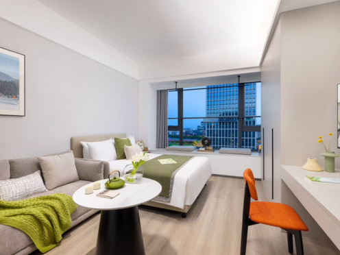 独栋·雅院 淞北路店 豪华单房公寓-全新开业 限时优惠 酒店管理 每周一次保洁 1室1厅