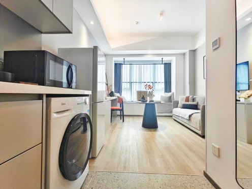 独栋·雅院 淞北路店 舒适一房套房开业大促 全家电酒店管理 拎包入住 1室1厅