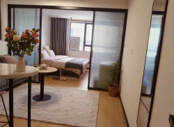 独栋·魔方公寓 魔方公寓珠海明珠旗舰店 【租金立减】电梯一房一厅 押一付一 品质精装0中介 1室1厅_安徽大厦租房