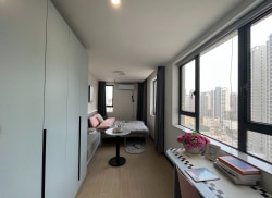 独栋·魔方公寓 魔方公寓珠海明珠旗舰店 【年底特惠】前山电梯一居室 押一付一 0中介 高层无遮挡 1室1厅_安徽大厦租房