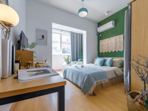 独栋·朗诗寓 吴江店 独立卫浴，超大阳台，随时入住，可月租，3室合租主卧 开间