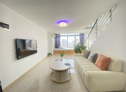 独栋·佑城地产 云尚天成店 屋内特干净 下楼就是地铁 奥体万达 loft上下两层复式 - 1室2厅_云尚天成租房