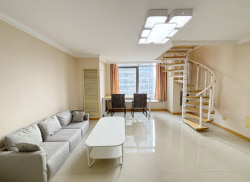 独栋·佑城地产 禹洲广场沿海店 可短租月付 营盘街地铁口 精装复式 家电齐全 拎包入住。 1室1厅_沿海国际中心租房