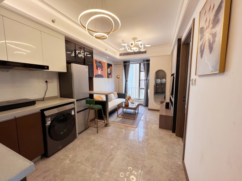 独栋·成都寓家寓 保利星荟店 整租 保利星荟套二 智能家居 全屋定制 环球中心 2室1厅