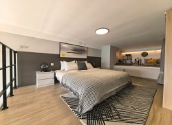 独栋·首创和园 首创和园良乡大学城时代广场店 步行5min达地铁站 商圈配套齐全一居loft  落地窗 1室1厅_首创紫悦台租房