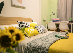 独栋·大象公寓 春晖路店 莱山大学城*寒假短租*供暖*无中介*押一付一*北向一居整租*山商烟大万象汇观海大厦*政务中心 1室1厅_泊寓租房