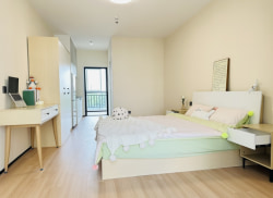 独栋·漫柏公寓 漫柏未来人才社区一期 【绝美落地窗】整租一室户·月付0中介·无忧拎包住 1室1厅_国展青年公寓租房