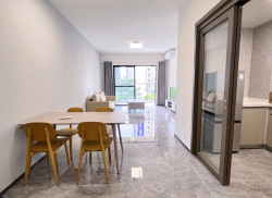 独栋·华庭公寓 峰景湾店 国企直租 短租特惠 无中介费 押一付一 拎包入住 电梯房 大型地下停车场 民用水电 3室2厅_华发峰景湾租房