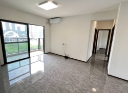 独栋·华庭公寓 峰景湾店 南北对流双阳台 近菜市场 品牌家电 民用水电 小区式住宅  地下停车  可养宠物 3室2厅_华发峰景湾租房
