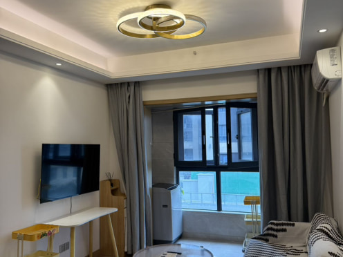 独栋·瑞利公寓 星健中心店 可短租3个月精装大平层两房 2室1厅