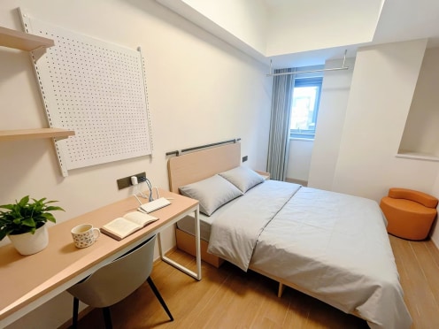 独栋·之寓 云创店 光谷安居单间A户型近地铁可短租独立卫浴免费健身 1室1厅