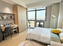 独栋·青柠国际人才公寓 科技园店 精致女孩首选 免费停车 免费健身房 管家12小时服务 1室1厅_世茂香槟湖二期租房